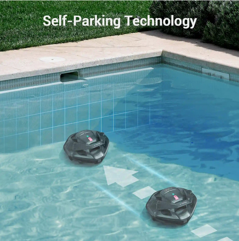 pool vacuum, cordless pool cleaner, pool cleaner, best pool vacuum, pool vacuum 90 minutes run time, self parking technology pool vacuum